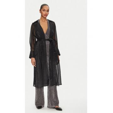 Trench dama -  305350534 - Poliester/Poliamida - Negru