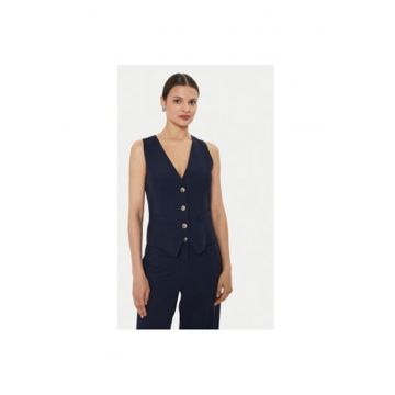 Vesta dama -  304549595 - Viscoza/In - Albastru