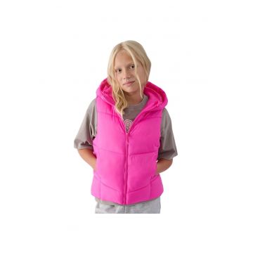 Vesta pentru fete - fucsia - 4F - poliester poliamida