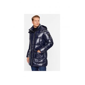 Geaca de iarna barbati  D40292M-LUCK17 - Nylon - L INTL - Bleumarin