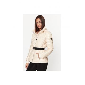 Geaca de iarna dama Ea7 Emporio Armani - 6RTB12 TNEQZ - Poliamida/Poliuretan - 2XL INTL - Ecru