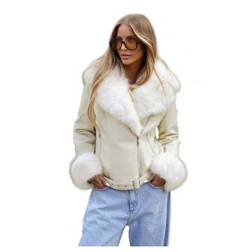 Geaca de piele pentru femei  JS/61M8507