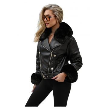 Geaca de piele pentru femei  JS/61M8512