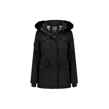 Geaca parka cu buzunare multiple Celest -