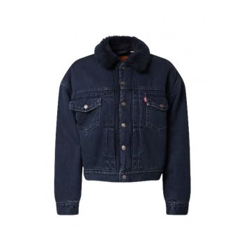 Geaca sherpa din denim New Heritage -