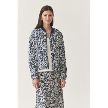 Jacheta bomber cu model floral