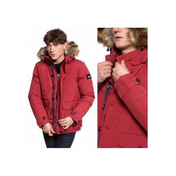 Jacheta De Iarna -  Daniel Outdoor - Material: 100% Poliester - Croi: Regular Fit - Inchidere: Fermoar - Numar De Buzunare: 5 - Rosu