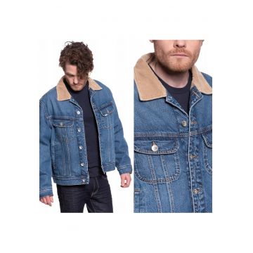 Jacheta Din Denim -  Storm Rider Jkt - Croi: Loose Fit - Inchidere: Nasturi - Compozitie Material: 100% Bumbac - Numar De Buzunare: 4 - Albastra - 1 Bucata