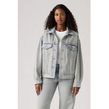 Jacheta relaxed fit din denim 90's Trucker