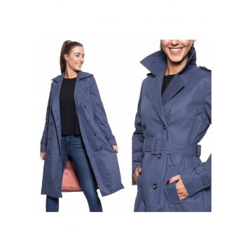 Palton dama  Heather Trenchcoat - violet - S - croi regular fit - 2 buzunare