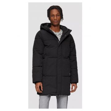 Q/S by s.Oliver Geaca matlasata barbati cu gluga si croiala Regular fit - Negru -