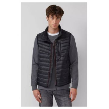 Vesta matlasata barbati - fara gluga - usoara - croiala Regular fit - Negru -