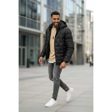 Geaca barbati  neagra 5226