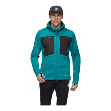 Jacheta Barbati Mammut Ultimate Viii So Hooded Deep Teal-black