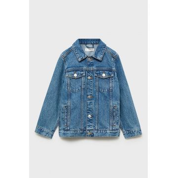 Jacheta din denim cu buzunare multiple