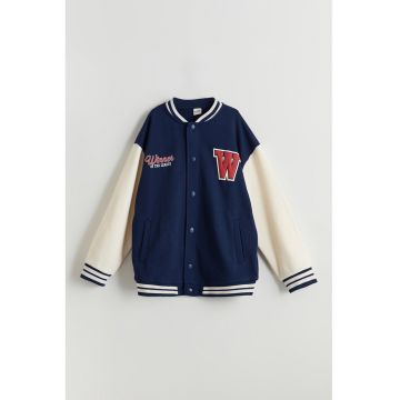 Jacheta varsity cu capse