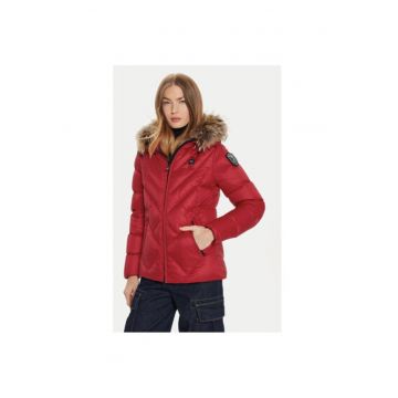 Geaca dama  24WBLDC03051 - Poliamida - XS INTL - Rosu