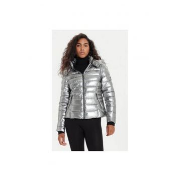 Geaca dama -  304479892 - Poliamida - Argintiu
