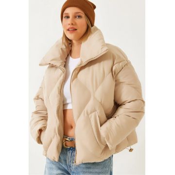 Geaca dama -  Bej - Textil