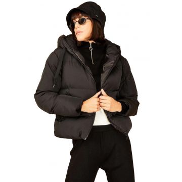 Geaca dama -  Bumbac/Lycra - Negru