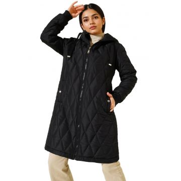 Geaca dama -  Textil - Negru -
