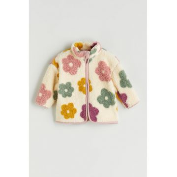 Jacheta din plus cu model floral