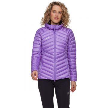 Jacheta Femei Mammut Broad Peak In Hooded Lavandin-black