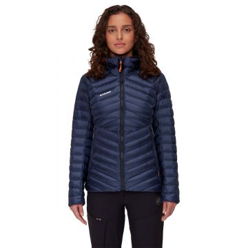 Jacheta Femei Mammut Broad Peak In Hooded Marine-black