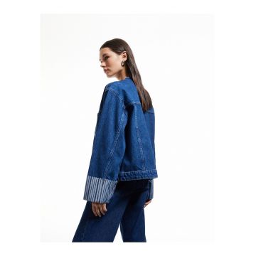Jacheta supradimensionata din denim