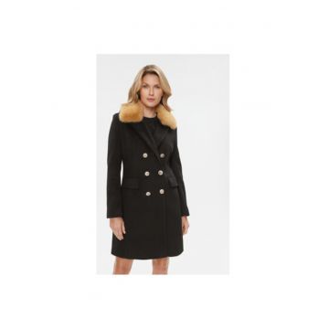 Palton dama -  303588953 - Poliester - S INTL - Negru