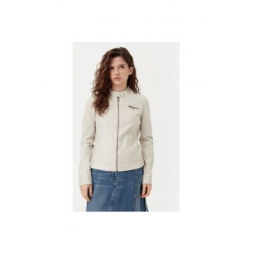 Geaca dama -  304783630 - Piele ecologica - Bej