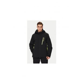 Geaca ski barbati -  303979355 - Poliester reciclat/Poliester - Negru