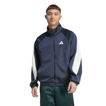Jacheta cu model colorblock si maneci raglan