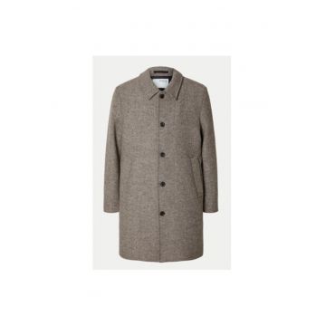 Palton barbati -  304509803 - Lana/Poliester reciclat - Bej