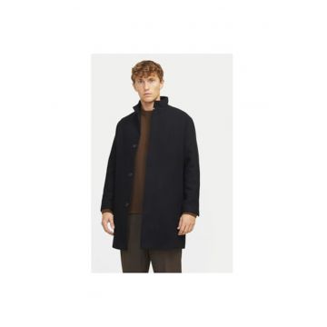 Palton barbati -  304516238 - Lana/Poliester - Negru