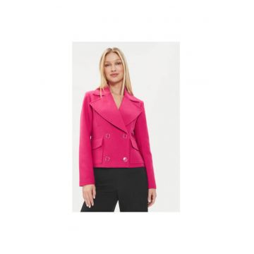 Palton dama -  303918231 - Poliester/Viscoza - 40 EU - Roz