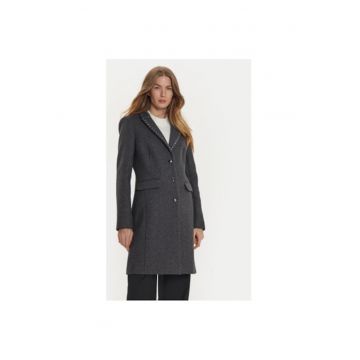 Palton dama -  304480454 - Lana/Poliester - Gri