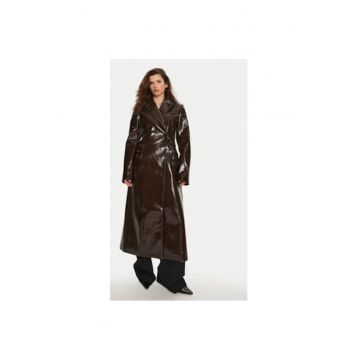 Palton dama -  304550492 - Lana/Poliuretan - Maro