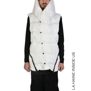 Vesta regular fit cu partile laterale detasabile - inchidere cu capse
