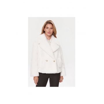 Cojoc dama -  302897568 - Poliester - Alb