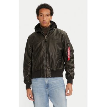 Geaca barbati -  304543562 - Poliuretan - Negru