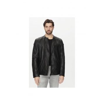 Geaca barbati -  305284310 - Piele naturala - Negru
