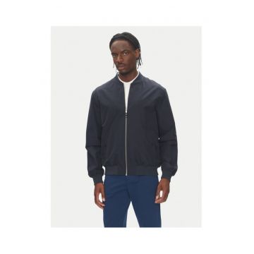 Geaca barbati -  bleumarin - poliester reciclat - bumbac