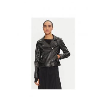 Geaca dama -  304217302 - Piele ecologica - Gri