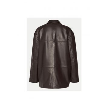 Geaca dama -  305214393 - Piele naturala - 40 EU - Maro