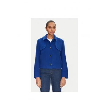 Geaca dama -  305253019 - Poliester/Lana - Albastru