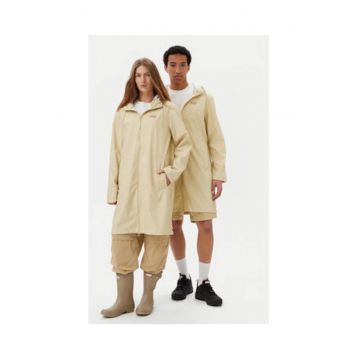 Geaca dama  model HARU0002242 GR - bej - poliester/poliuretan