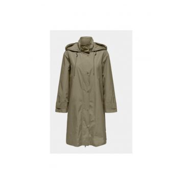 Geaca parka dama -  303387518 - Poliester - Verde