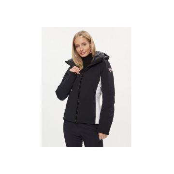 Geaca ski dama -  303413460 - Poliamida/Elastan - Negru - Alb/Negru