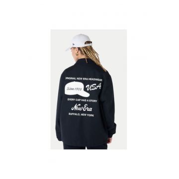 Jacheta barbati  60596266 - Bumbac/Poliester - Negru